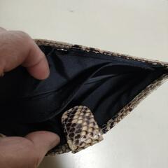 【金運・開運・ヘビー級】蛇革の長財布の画像