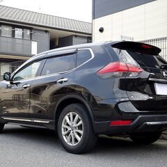 即乗りＯＫ 4WD エクストレイルハイブリッド 後期 プロパイロット エマージェンシーブレーキ ナビ フルセグTV Bluetooth アラウンドビューモニター パワーバックドア インテリキー 撥水シートLEDライト  ETCの画像