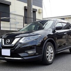 即乗りＯＫ 4WD エクストレイルハイブリッド 後期 プロパイロット エマージェンシーブレーキ ナビ フルセグTV Bluetooth アラウンドビューモニター パワーバックドア インテリキー 撥水シートLEDライト  ETCの画像