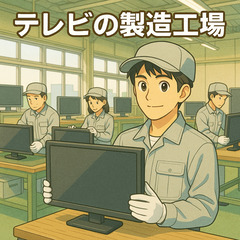 📺人気家電“テレビ”をつくるお仕事✨身近な製品のモノづくり…