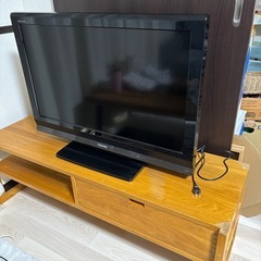 液晶カラーテレビ32インチ　テレビ台セット
