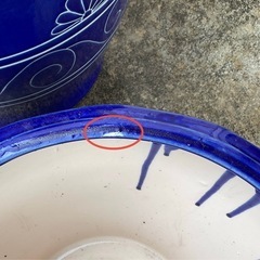 【陶器製】植木鉢　 サイズ違い2点セットの画像