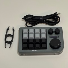 スタンド付き　DOIO KB16 左手デバイス グレーの画像
