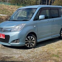 低燃費コンパクト スズキ ソリオ レーダーブレーキ スライドドア 車検満タン 86,500キロの画像