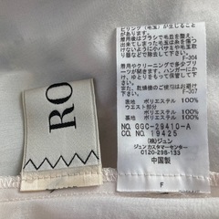 ROPE 花柄　プリーツスカートの画像