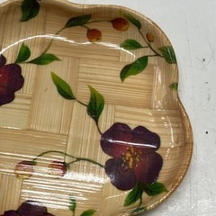 ☆値下げ☆H2505-480 装飾皿 直径約10cm キズ汚れ有りの画像