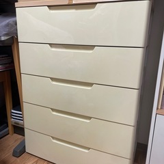 5段　プラスチック　衣装ケース