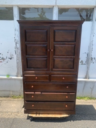 ⑤民藝家具　洋服箪笥