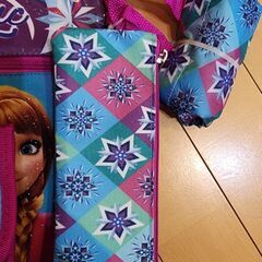 ディズニーアナと雪の女王5ピース 女の子用バックパックの画像