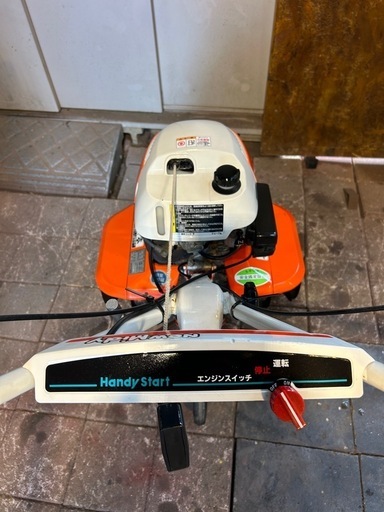 美品中古/整備済農機具【クボタ耕運機/管理機 TMA25】移動尾輪付き