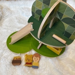 KIDEA ディズニー 木製おもちゃ くまのプーさんの画像