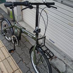 Jeep[ジープ]JE-206G 20吋折り畳み自転車 外装6段/マットカーキ