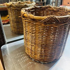 【武蔵小山店】 ラタン バスケット かご 籐かご 特大 収納 丸...