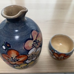 梅柄　徳利　お猪口