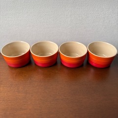 Le Creuset ルクルーゼ　食器　ココット　イエロー　オレ...