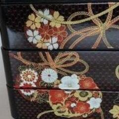 三段重　お節お正月お花見　山中漆器の画像