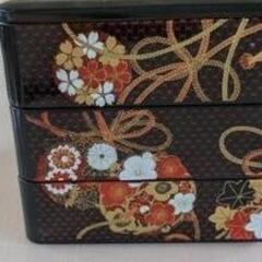 三段重　お節お正月お花見　山中漆器の画像