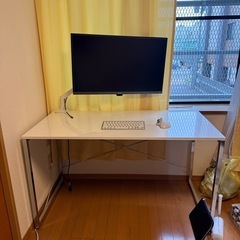 デスク　モニターセット