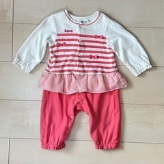 【お取引中】80 ベビー服まとめ売り　秋冬春　 ロンパース　apres les cours他 の画像