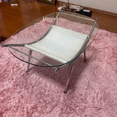 無料　コンパクト　ガラステーブル