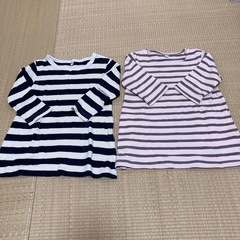 無印　チュニックワンピース　90センチ