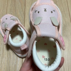 【売済】音が鳴る　ベビーサンダル13.0cm うさぎちゃんの画像