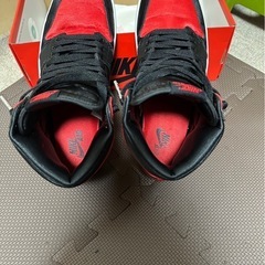 Nike Air Jordan 1 ブラック/レッド　27cmの画像
