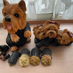 ヨークシャーテリア　置物
