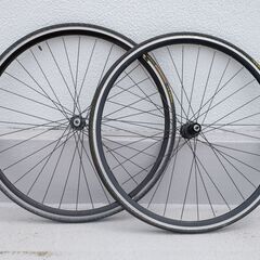 自転車用ホイール 手組700Cチューブラーホイール前後セット O...