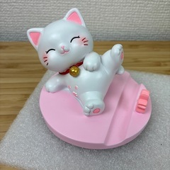 招き猫　携帯電話ホルダー