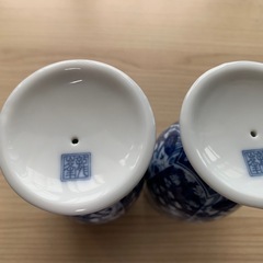 龍峰窯　ビアカップ ワインカップ 2個セットの画像