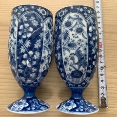龍峰窯　ビアカップ ワインカップ 2個セットの画像
