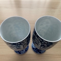龍峰窯　ビアカップ ワインカップ 2個セットの画像