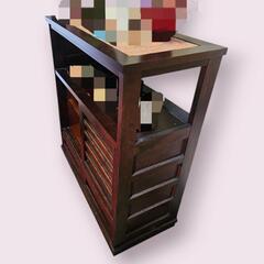 20〜22日引き取り限定値下げ♪】高級家具 北海道民芸家具 茶タンス 茶棚