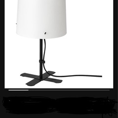 【あげます】IKEAテーブルランプ※LED電球付きの画像