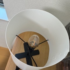 【あげます】IKEAテーブルランプ※LED電球付きの画像