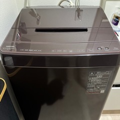 TOSHIBA 東芝 AW-10DP3 全自動洗濯機ボルドーブラウン