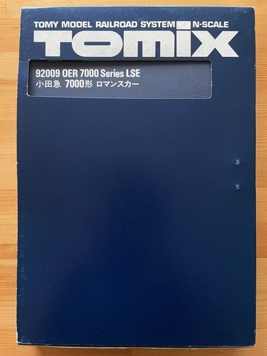 NゲージTomix小田急7000系ロマンスカー