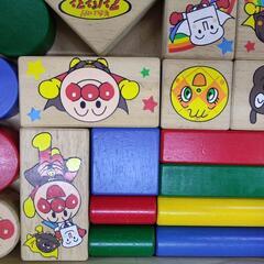 アンパンマン 積み木 カラフルセットの画像