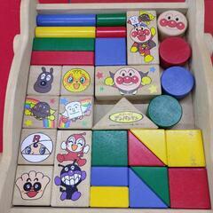 アンパンマン 積み木 カラフルセットの画像
