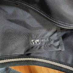 【agnes b.】トートバッグ ナイロン 黒 ボストンバッグ ブラック 小旅行の画像