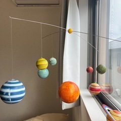 インテリア　惑星モービル　天井にずっと吊るしてました　