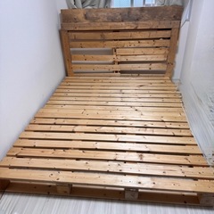 【おまけ付き】ダブルベッド用すのこボード