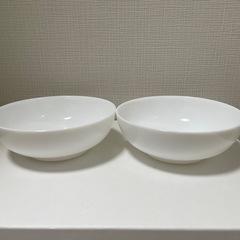 【新品未使用】山崎パン　白い皿シリーズ　ボウル　2ヶ　の画像