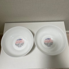 【新品未使用】山崎パン　白い皿シリーズ　ボウル　2ヶ　の画像