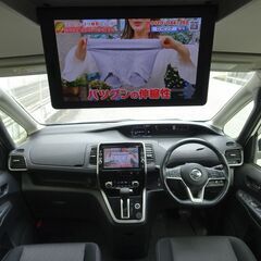 即乗りＯＫ セレナハイブリッド ハイウェイスター エマージェンシーブレーキ ナビ フルセグTV Bluetooth フリップダウンモニター アラウンドビューモニター 両側パワスラ インテリキー クルコン LEDライト ETCの画像