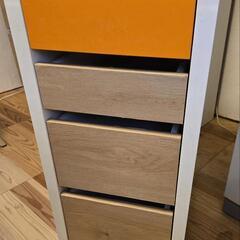 IKEA MICKE ミッケ引き出しユニット キャスター付き