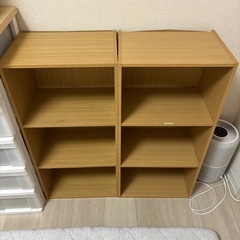 中古　
カラーボックス2個