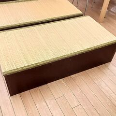 ★ジモティ割あり★  畳BOX収納 ナチュラル H32×D121...
