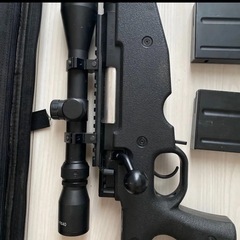 スナイパーライフルL96a1     スコープ､マガジン2つガンケース付きの画像
